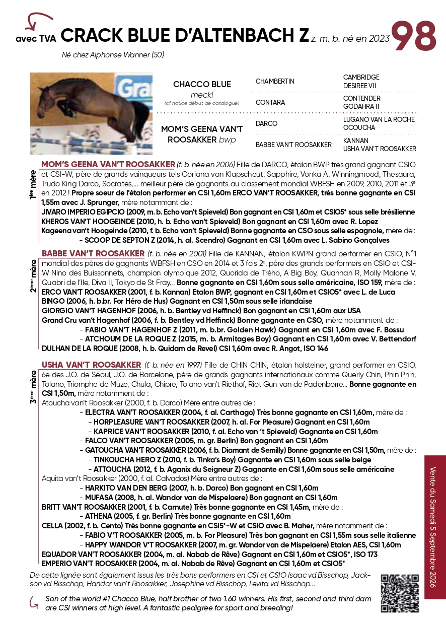 pedigrée