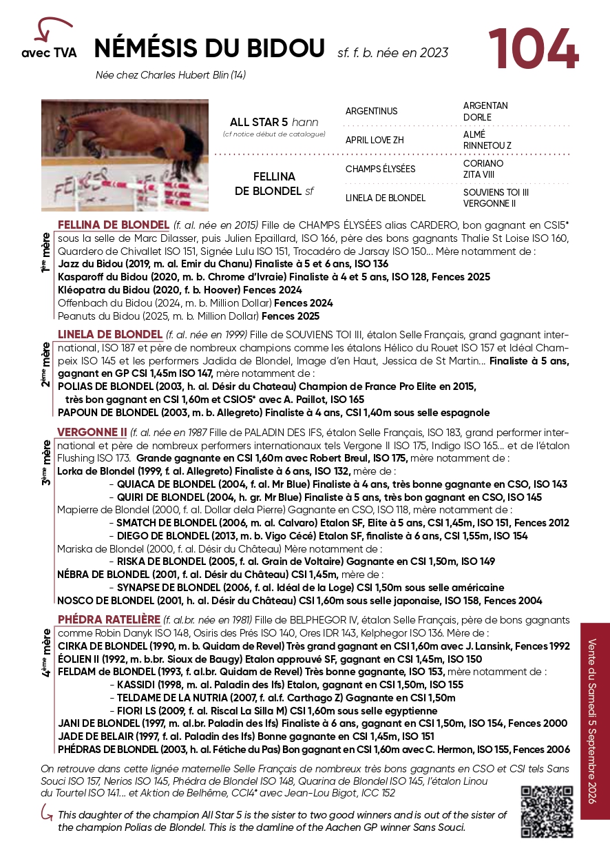 pedigrée