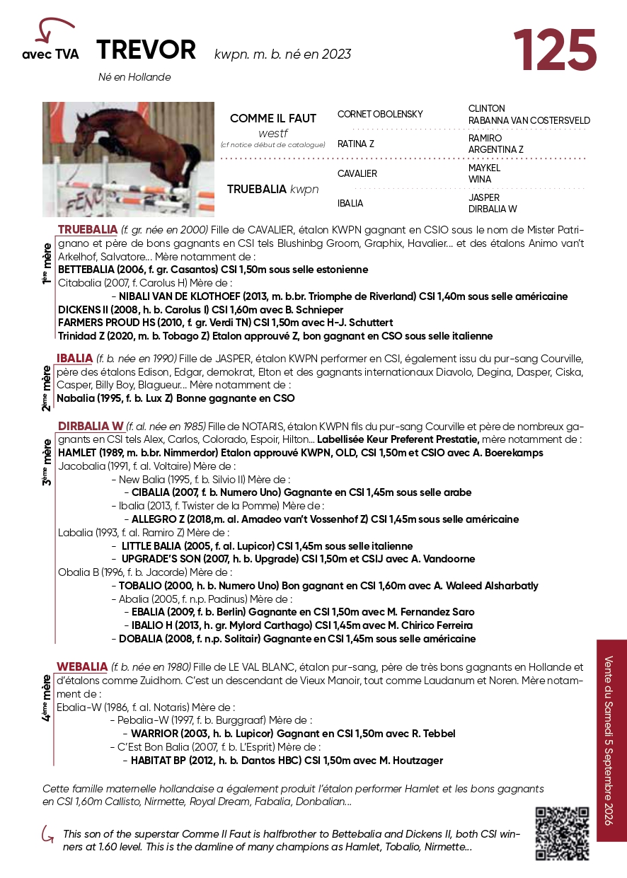 pedigrée