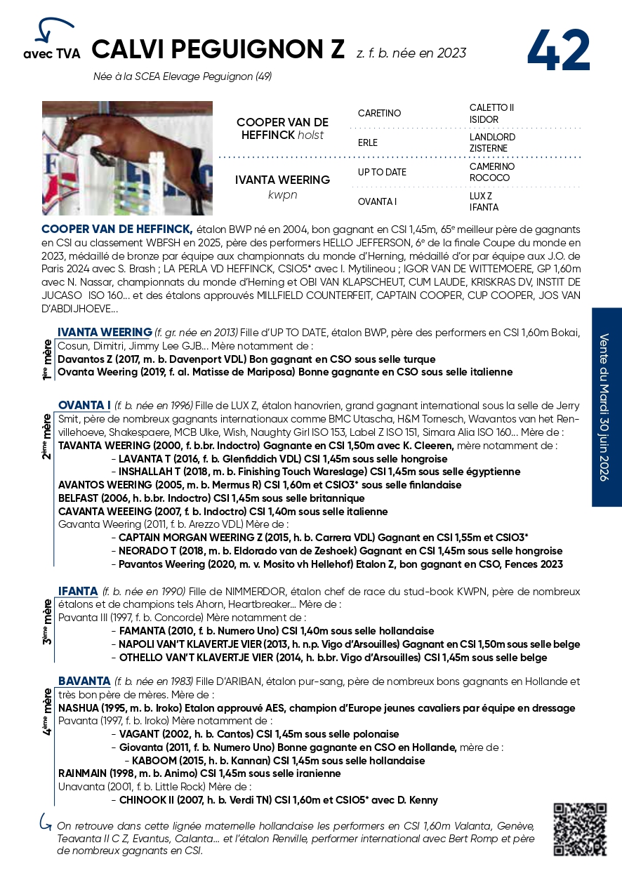 pedigrée