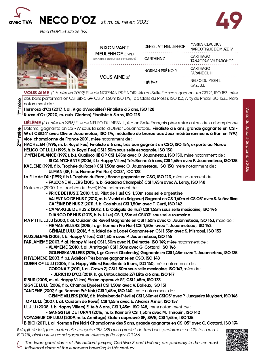 pedigrée