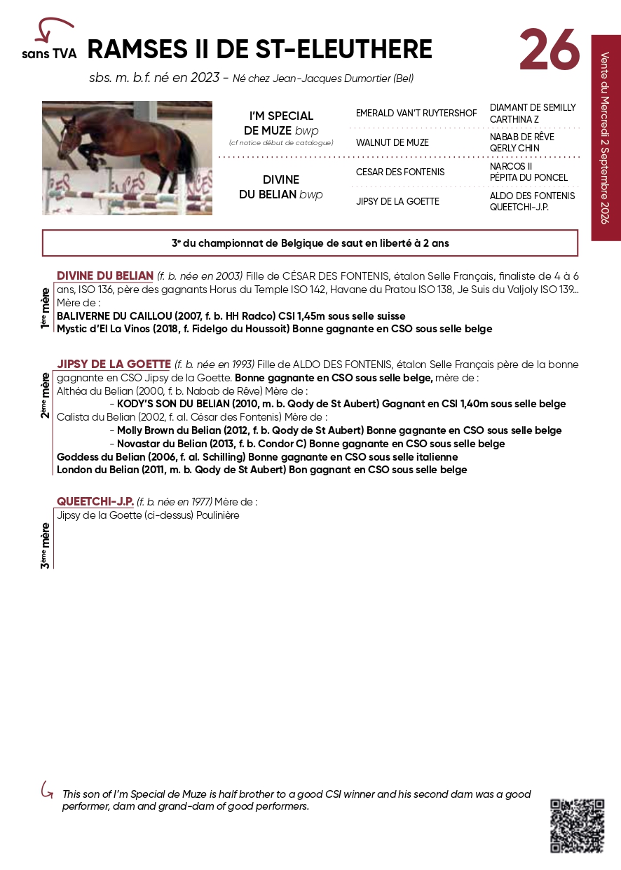 pedigrée