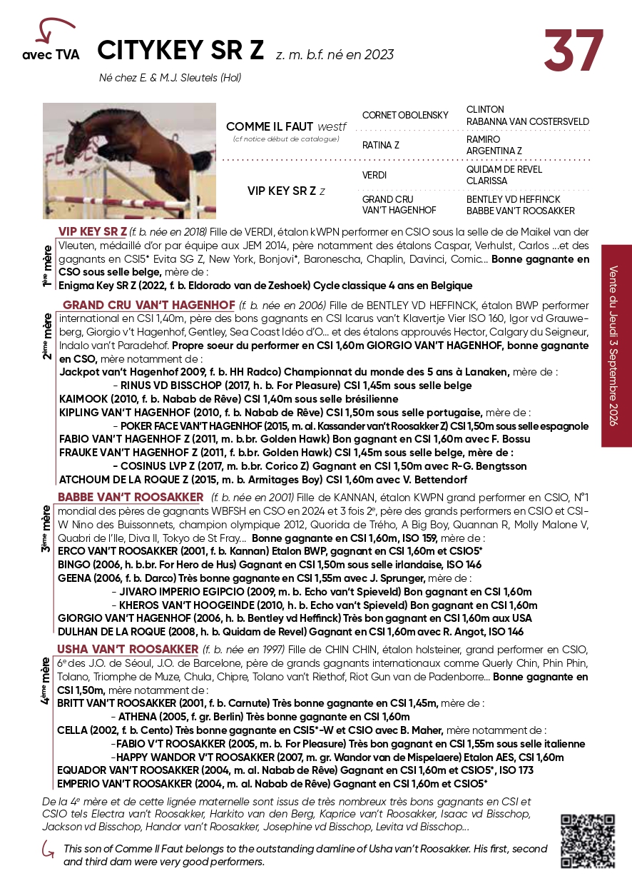 pedigrée