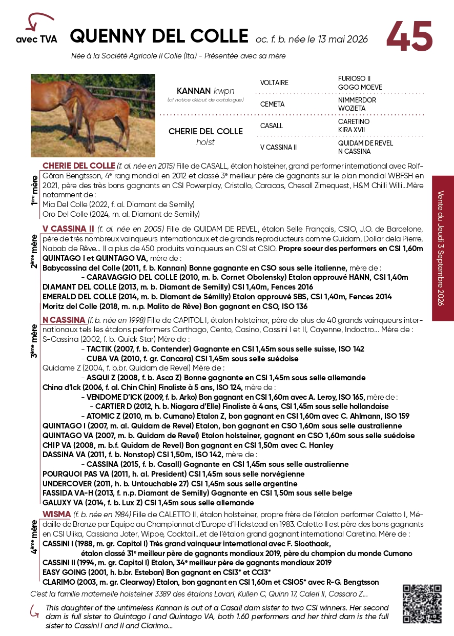 pedigrée