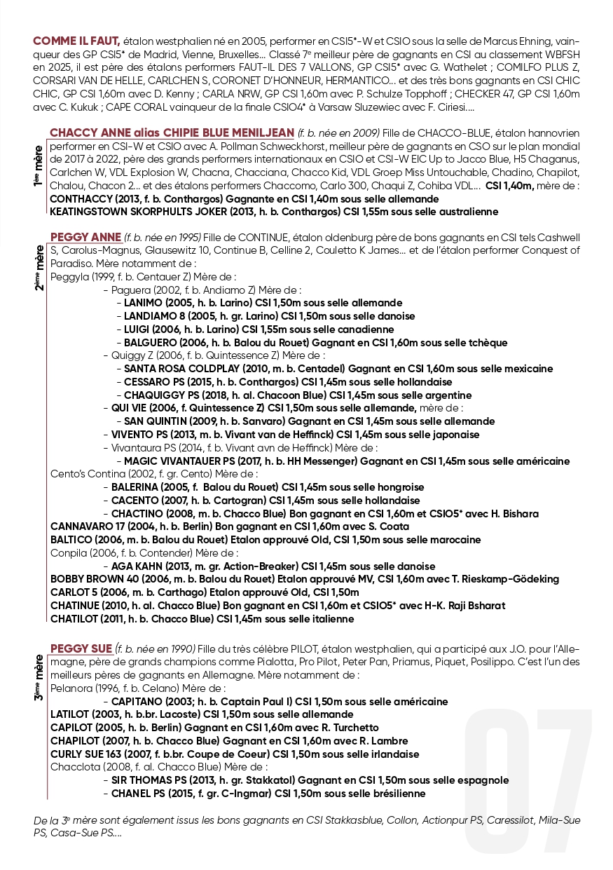 pedigrée