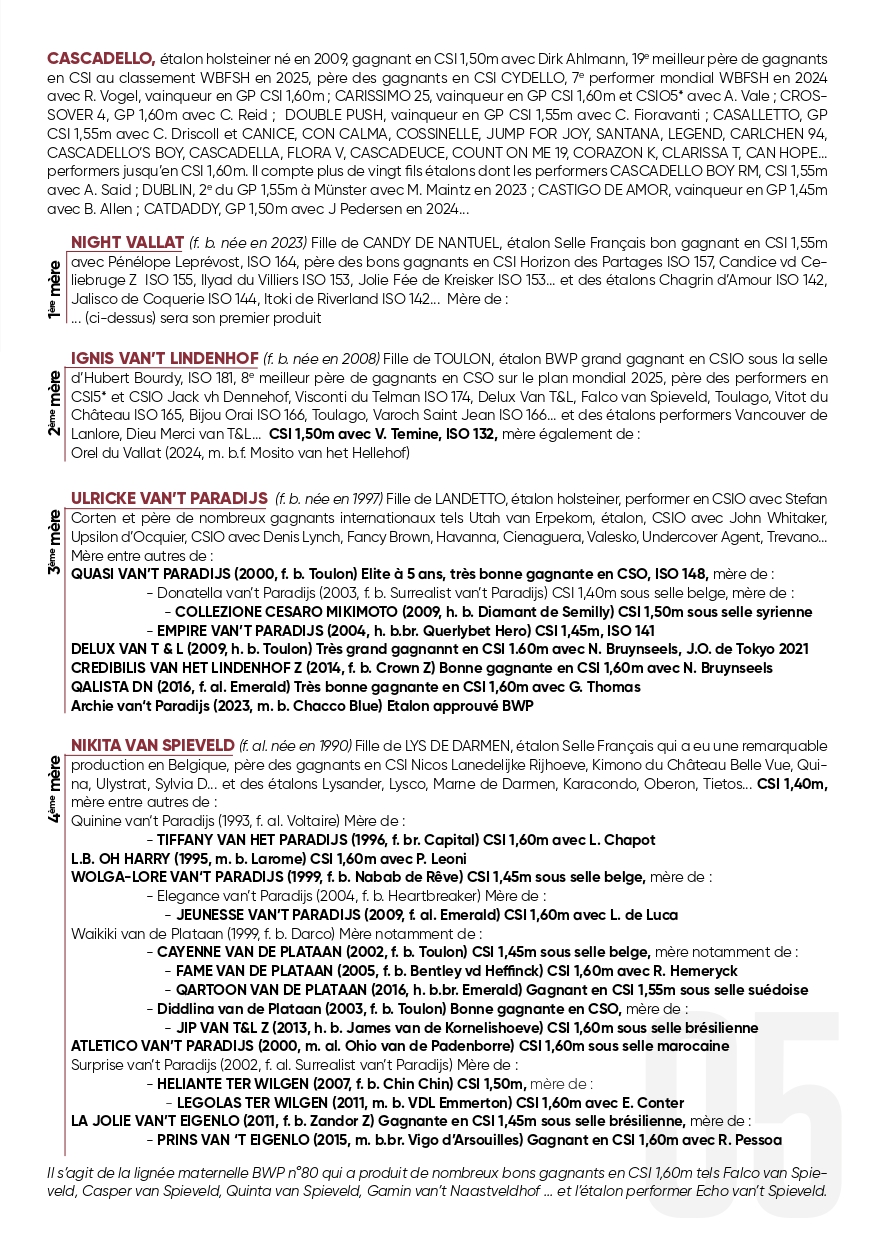 pedigrée